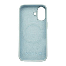 „Evelatus Apple iPhone 17 Premium Magsafe“ minkšto lietimo silikoninis dėklas, rūko mėlynas „Evelatus Apple iPhone 17 Premium Magsafe“ minkšto lietimo silikoninis dėklas, rūko mėlynas