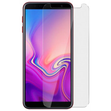 Evelatus Samsung J4 Plus 0.33 Flat Clear Glass Japan Glue Anti-Static