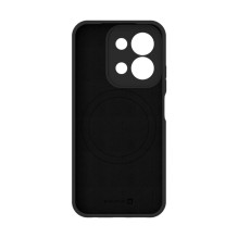 Evelatus Xiaomi Redmi 15C 4G / 5G Premium Magnetic Soft Touch Silicone Case Black