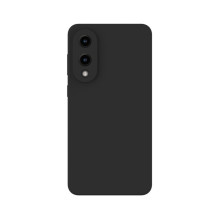 Evelatus Samsung Galaxy S25 Edge Premium Magnetic Soft Touch Silicone Case Black