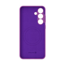 Evelatus Samsung Galaxy S25 FE Premium Magnetic Soft Touch Silicone Case Purple