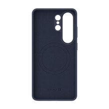Evelatus Samsung Galaxy S26 Ultra Premium Magnetic Soft Touch Silicone Case Dark Blue