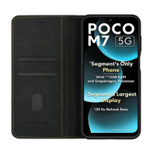 Evelatus Xiaomi Poco M7 Book Case Folio Black