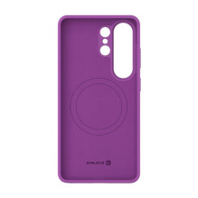 „Evelatus“ „Samsung Galaxy S26 Ultra Premium“ magnetinis, minkštas silikoninis dėklas, papajų spalvos