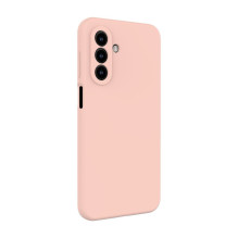 „Evelatus“ „Samsung Galaxy A17 Premium“ magnetinis, minkštas silikoninis dėklas, rožinis, smėlio spalvos