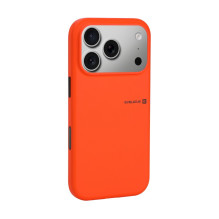 „Evelatus“ „Apple iPhone 17 Pro Max Premium MagSafe“ smėlio spalvos dėklas, oranžinis „Evelatus“ „Apple iPhone 17 Pro Max Premium MagSafe“ smėlio spalvos dėklas, oranžinis