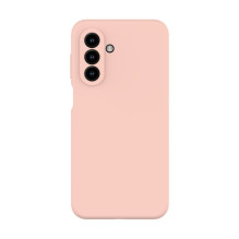 „Evelatus“ „Samsung Galaxy A17 Premium“ magnetinis, minkštas silikoninis dėklas, rožinis, smėlio spalvos