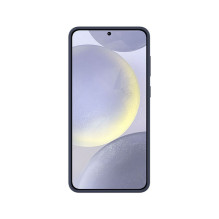 Evelatus Samsung Galaxy S25 Edge Premium Magnetic Soft Touch Silicone Case Midnight Blue