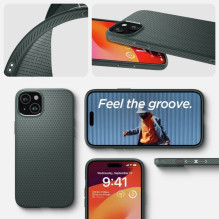 Spigen SPIGEN case LIQUID AIR for IPHONE 15 abyss green