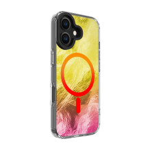 „Evelatus“ „Apple iPhone 17 IMD Glacier“ dėklas su „Magsafe“ rožinio aukso spalvos