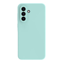„Evelatus Samsung Galaxy A57 Premium Magsafe“ minkštas lietimui silikoninis dėklas, turkio spalvos „Evelatus Samsung Galaxy A57 Premium Magsafe“ minkštas lietimui silikoninis dėklas, turkio spalvos