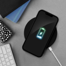 OEM silikoninis dėklas, skirtas iPhone 15, juodas OEM silikoninis dėklas, skirtas iPhone 15, juodas