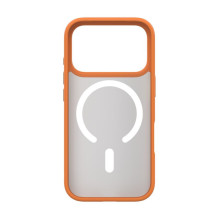 „Evelatus“ „Apple iPhone 17 Pro Hybird“ dėklas su „MagSafe PC+TPU“ danga, oranžinis