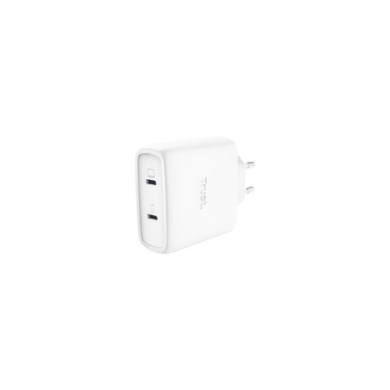 Lādētājs Trust Maxo 65W White USB-C + 2m USB-C Cable