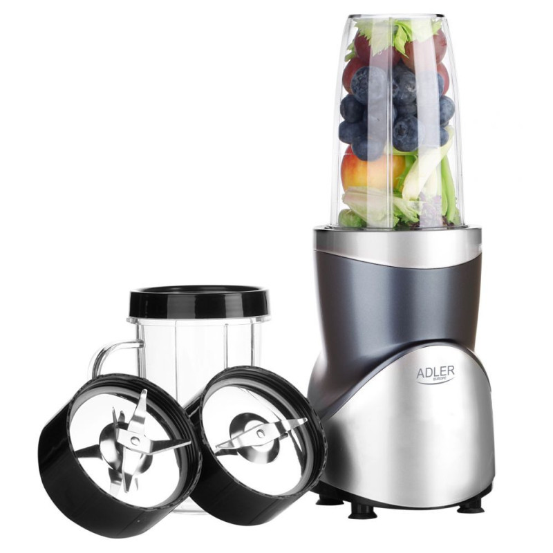 Adler Blender Smoothie Set , AD 4084 , Tabletop , 1200 W , Jar material BPA-Free , Jar capacity 0.3+0.5+0.5+0.7 L , Ice 