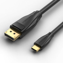 CABLE DP TO USB-C 8K HD / 2M BLACK CGYBH VENTION CABLE DP TO USB-C 8K HD / 2M BLACK CGYBH VENTION