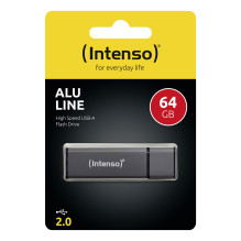 MEMORY DRIVE FLASH USB2 64GB / ANTHRACITE 3521491 INTENSO