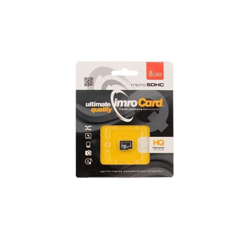 Memory card IMRO MicroSD 8GB (class10)