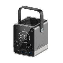 Cuktech Powerbank 300W 40000mAh with Wireless Charging 2x USB-C + 2x USB-A - Black