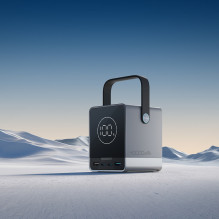 Cuktech Powerbank 300W 40000mAh with Wireless Charging 2x USB-C + 2x USB-A - Black