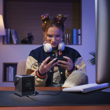 Cuktech Powerbank 300W 40000mAh with Wireless Charging 2x USB-C + 2x USB-A - Black