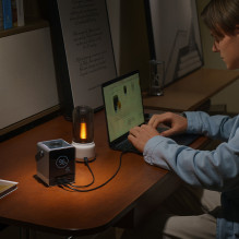 Cuktech Powerbank 300W 40000mAh with Wireless Charging 2x USB-C + 2x USB-A - Black