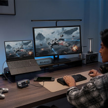 „Cuktech TA3005U“ 300 W 5 viename įkrovimo stotelė su skaitmeniniu ekranu – sidabrinė