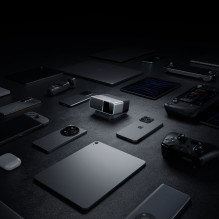 „Cuktech TA3005U“ 300 W 5 viename įkrovimo stotelė su skaitmeniniu ekranu – sidabrinė