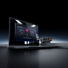 Cuktech TA3005U 300W 5-in-1 Charging Station with Digital Display - Silver