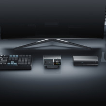 „Cuktech TA3005U“ 300 W 5 viename įkrovimo stotelė su skaitmeniniu ekranu – sidabrinė