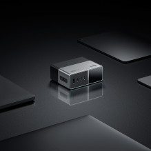 „Cuktech TA3005U“ 300 W 5 viename įkrovimo stotelė su skaitmeniniu ekranu – sidabrinė