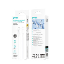 USB cable Bwoo (X329CL) "USB-C (Type-C) to Lightning" (27W) 1m white