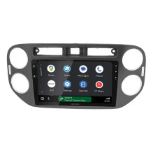 Ramka radiowa 9 cali Volkswagen Tiguan I (5N) 2011-2016, czarna 381320-98-1