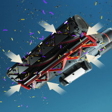 Vacuum Cleaner, PHILIPS, Dry&amp;wet, 2-in-1 stick vacuum, Blue, Bagless, Battery, 1.7 kg, XC7163 / 01