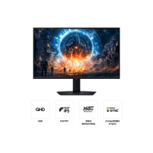 LCD Monitor, SAMSUNG, 27 ", 2560 x 1440 pixels, Quad HD, Native aspect ratio 16:9, LCD, Flat, LS27FG602EUXEN