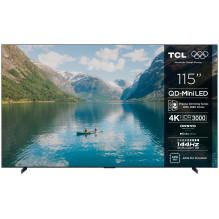TV Set, TCL, 115 ", 4K Ultra HD, 3840 x 2160 pixels, Flat, 16:9, QD-Mini LED, 115C7K