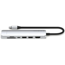 Satechi Adapter HUB 7in1 USB C Satechi Slim ST-P7SS silver