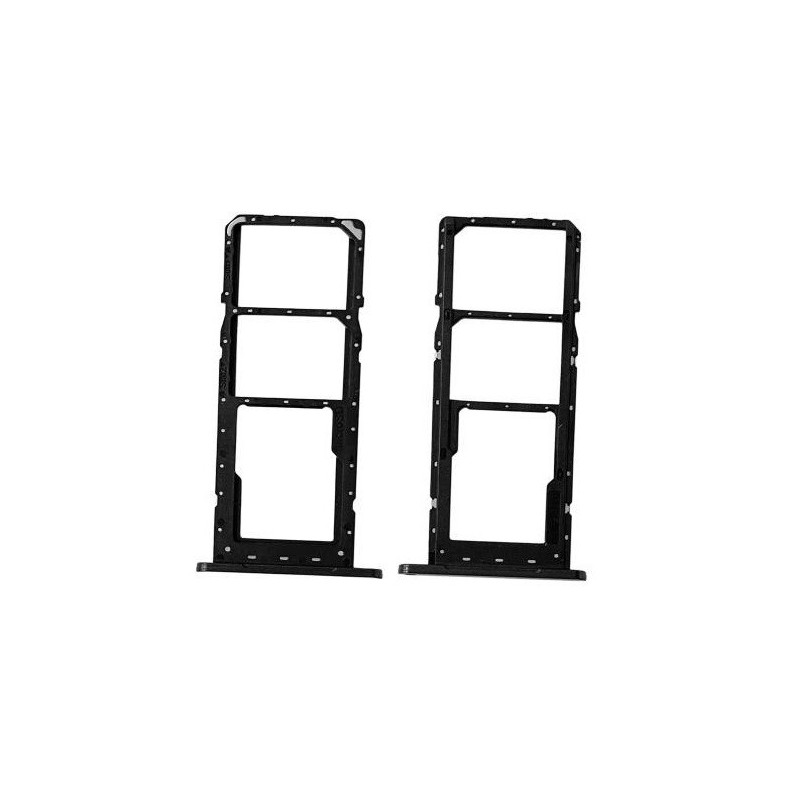SIM card holder Samsung A14 4G A145 Black original (service pack)