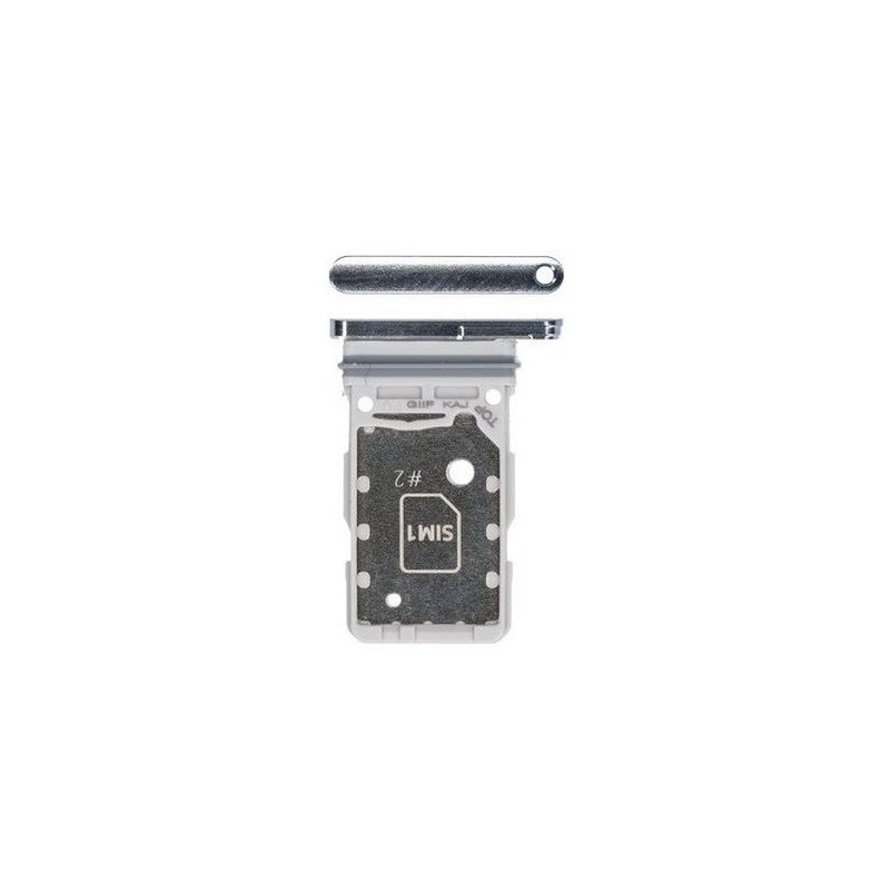 SIM kortelės laikiklis Samsung G998 S21 Ultra 5G Phantom Silver originalus (service pack)
