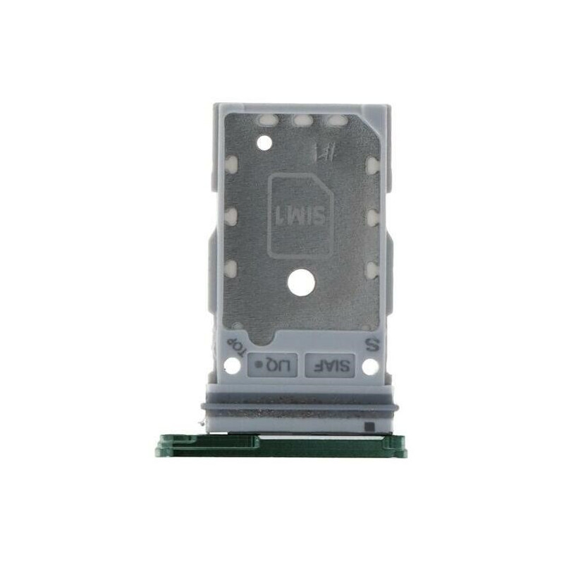 SIM card holder Samsung S911 / S916 S23 / S23 Plus Dual Green original (service pack)