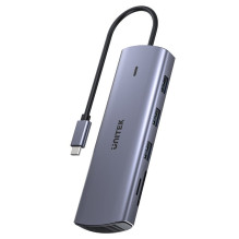 UNITEK 9-in-1 USB-C Hub, HDMI, VGA, SD, RJ45, PD 100W UNITEK 9-in-1 USB-C Hub, HDMI, VGA, SD, RJ45, PD 100W