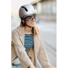 HJC CALIDO PLUS Silver Cycling Helmet, PEARL GREYISH SILVER, Size M HJC CALIDO PLUS Silver Cycling Helmet, PEARL GREYISH SILVER, Size M