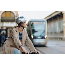 HJC CALIDO PLUS Silver Cycling Helmet, PEARL GREYISH SILVER, Size S HJC CALIDO PLUS Silver Cycling Helmet, PEARL GREYISH SILVER, Size S