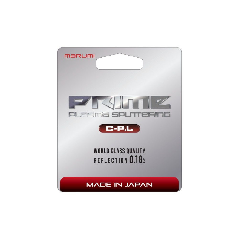Kameros filtras - Marumi PRIME Plasma Sputtering Apskritojo poliarizatoriaus 55mm