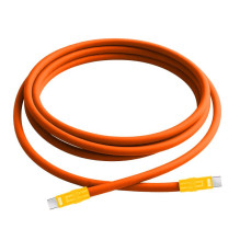 USB-C cable - Newell USB-C 100W 2m silicone orange-yellow