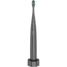Wireless Tooth Brush, Grey, 3 Brush Heads, 1400mAh, Function: Soft, Clean, Massage, White, Sweep