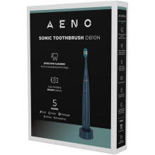 Wireless Tooth Brush, Navy Blue, 3 Brush Heads, 1400mAh, Function: Soft, Clean, Massage, White, Sweep