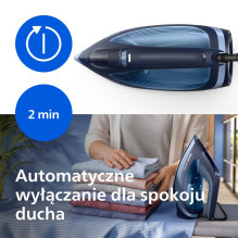 Philips 6000 series DST6120 / 20 iron Steam iron SteamGlide Plus soleplate 2600 W Blue Philips 6000 series DST6120 / 20 iron Steam iron SteamGlide Plus soleplate 2600 W Blue