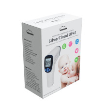 SilverCloud UF41 Digital Thermometer Package for Body and Surfaces with Sticky Pad Flag Included