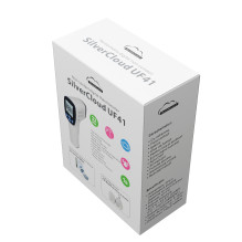 SilverCloud UF41 Digital Thermometer Package for Body and Surfaces with Sticky Pad Flag Included